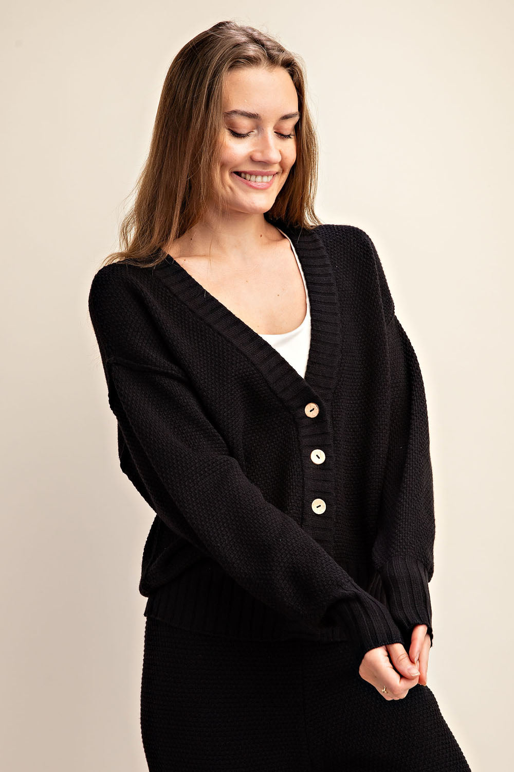 Sawyer Oversized Cardi Set - Straight & Arrow Boutique
