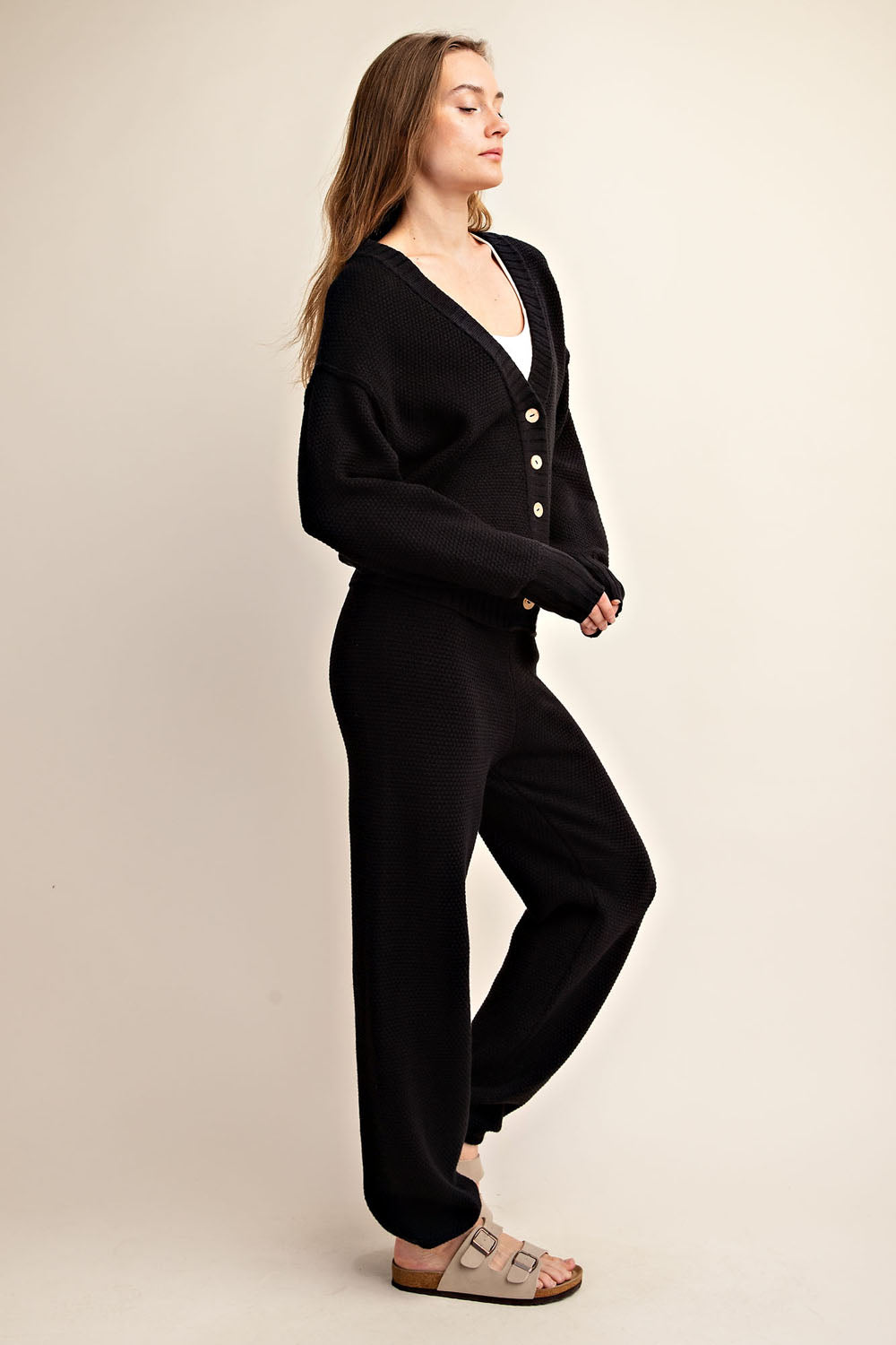 Sawyer Oversized Cardi Set - Straight & Arrow Boutique