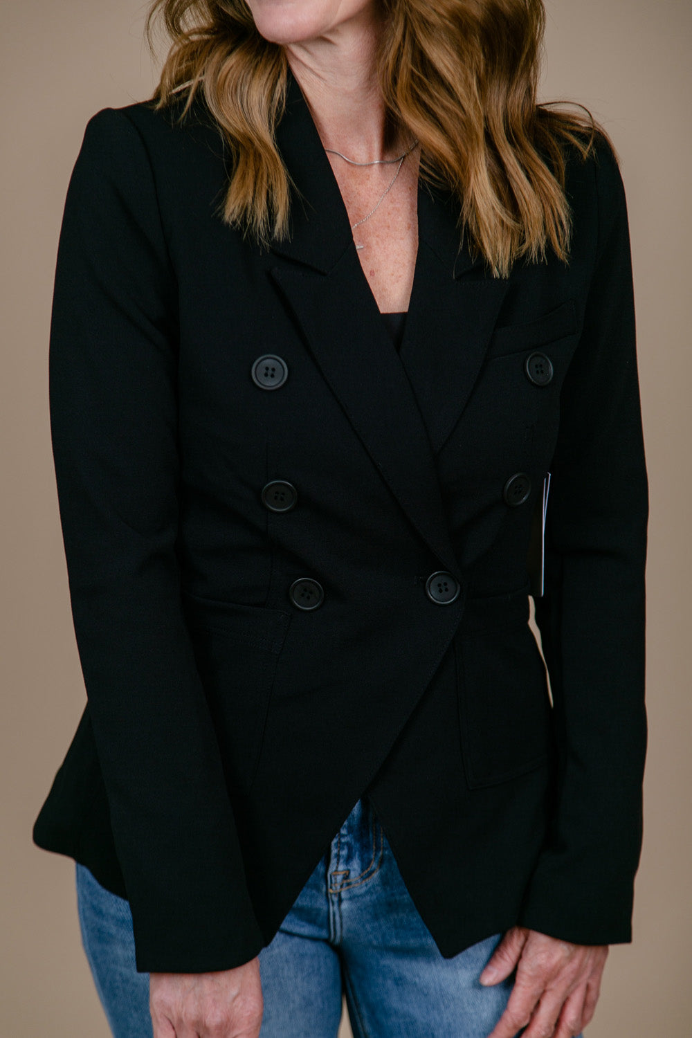 Jeanne Double Breasted Blazer - Straight & Arrow Boutique