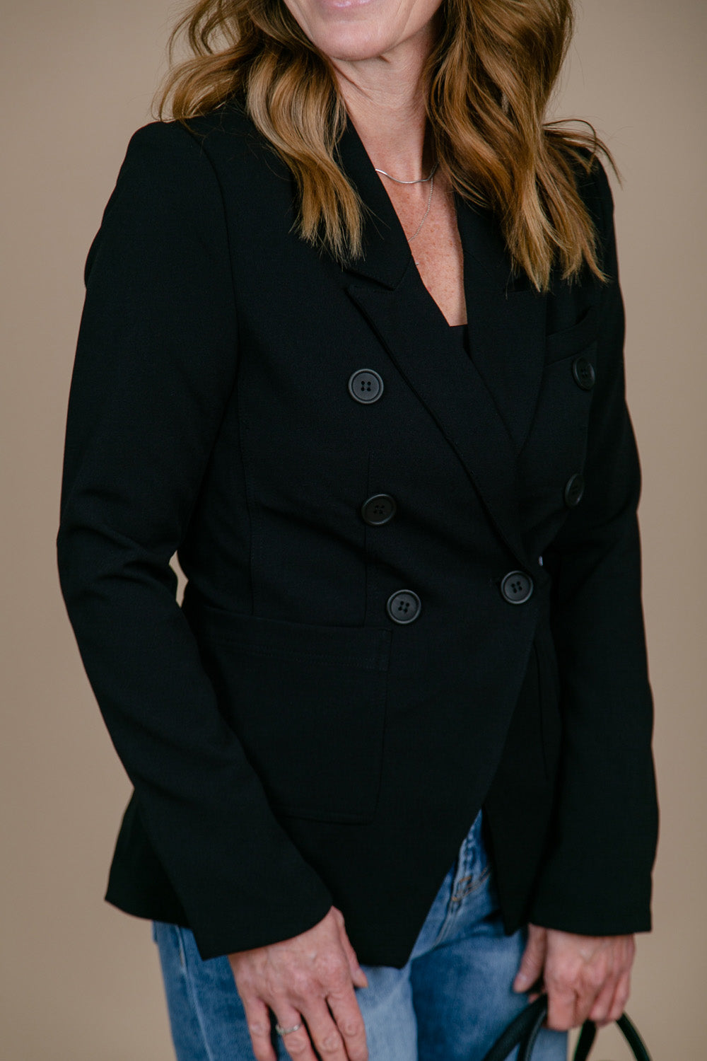 Jeanne Double Breasted Blazer - Straight & Arrow Boutique