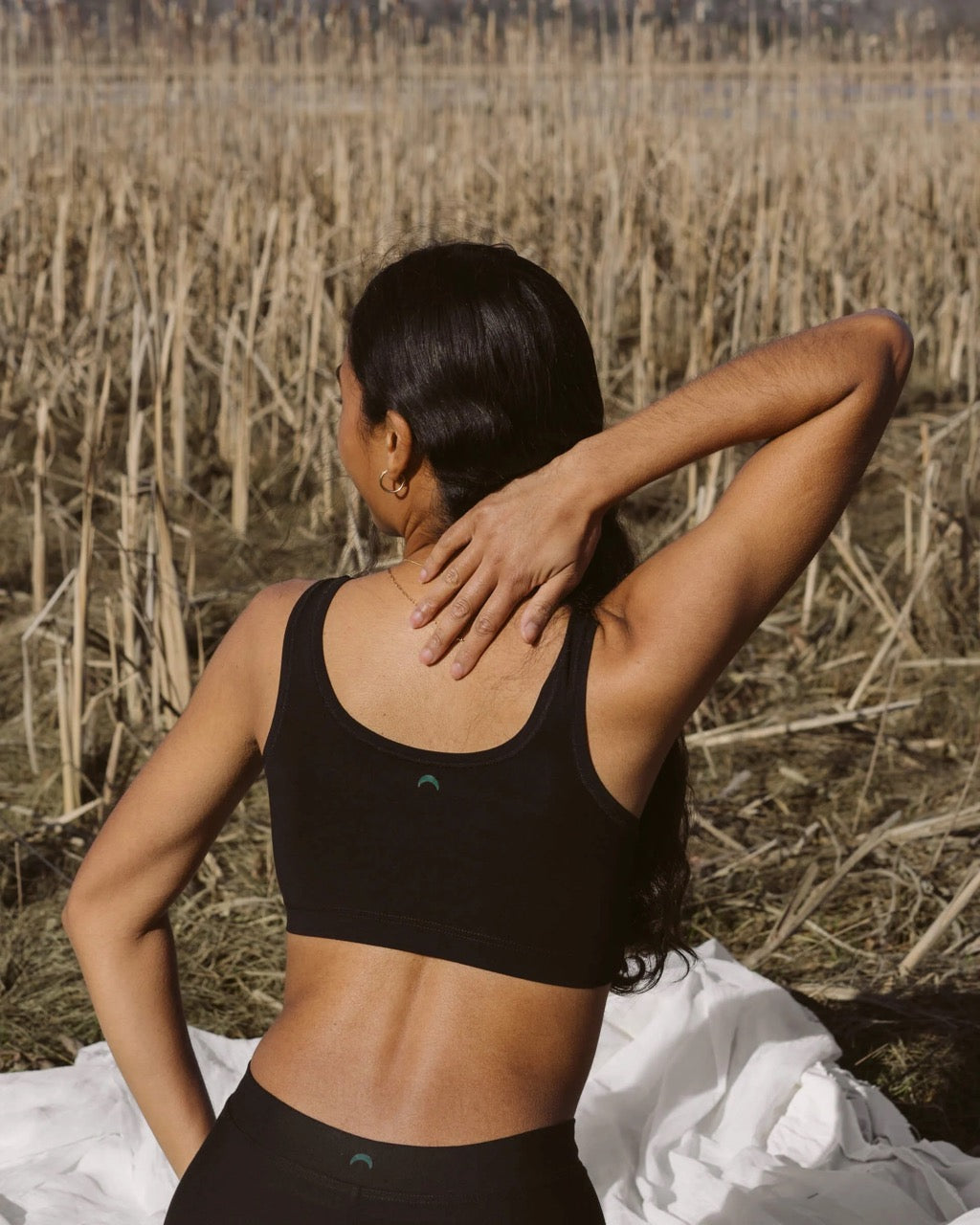 Sporty Bralette Mineral Tops by Huha - Straight & Arrow Boutique