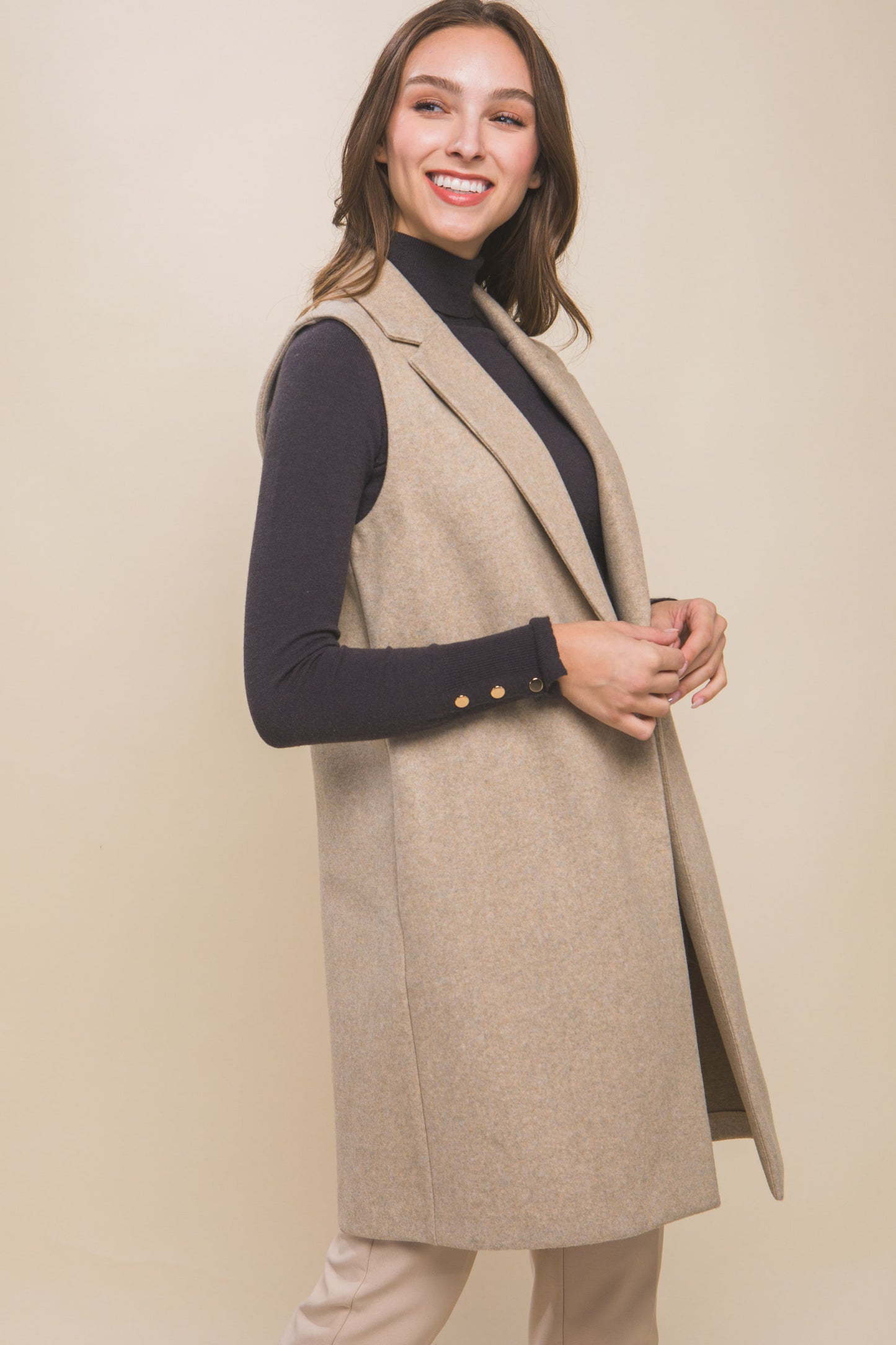 The Lennon Vest - Straight & Arrow Boutique