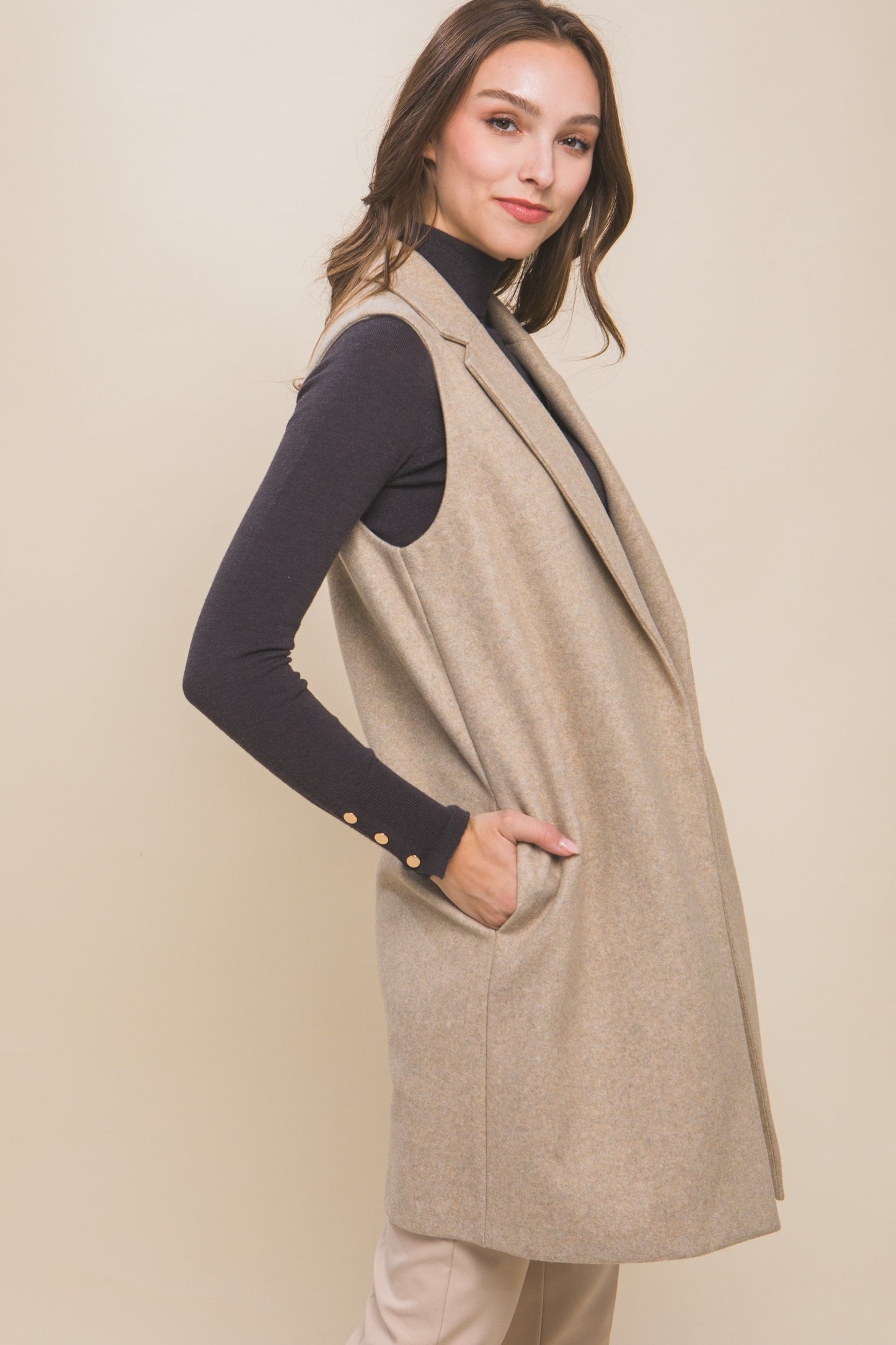 The Lennon Vest - Straight & Arrow Boutique