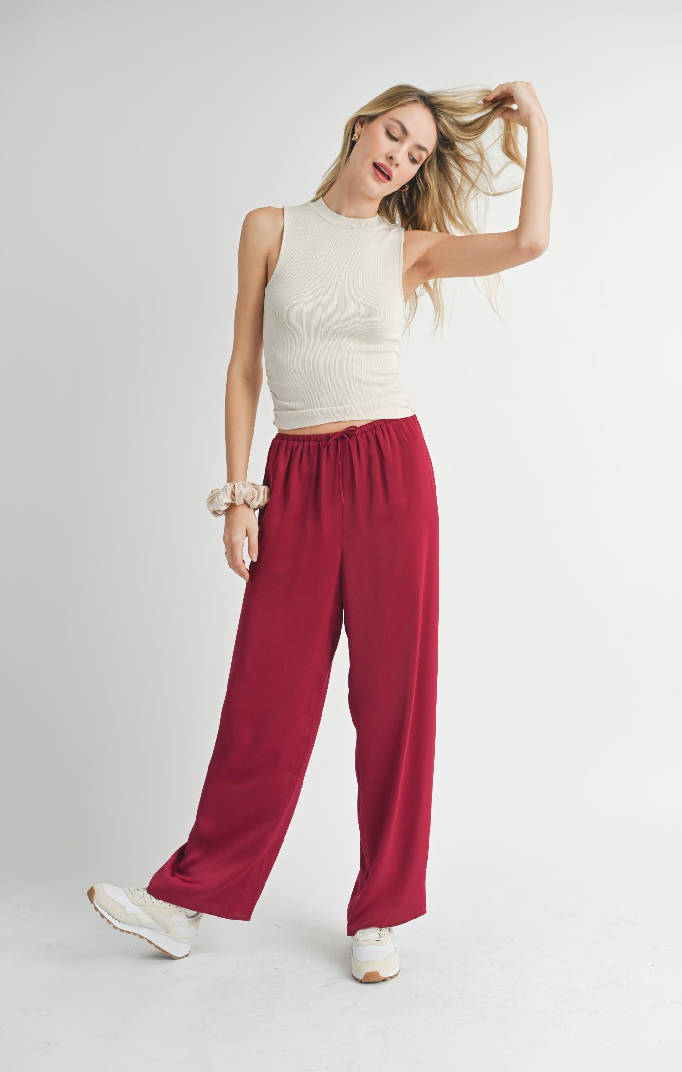 Ronan Mock Neck Ruched Knit Tank - Straight & Arrow Boutique