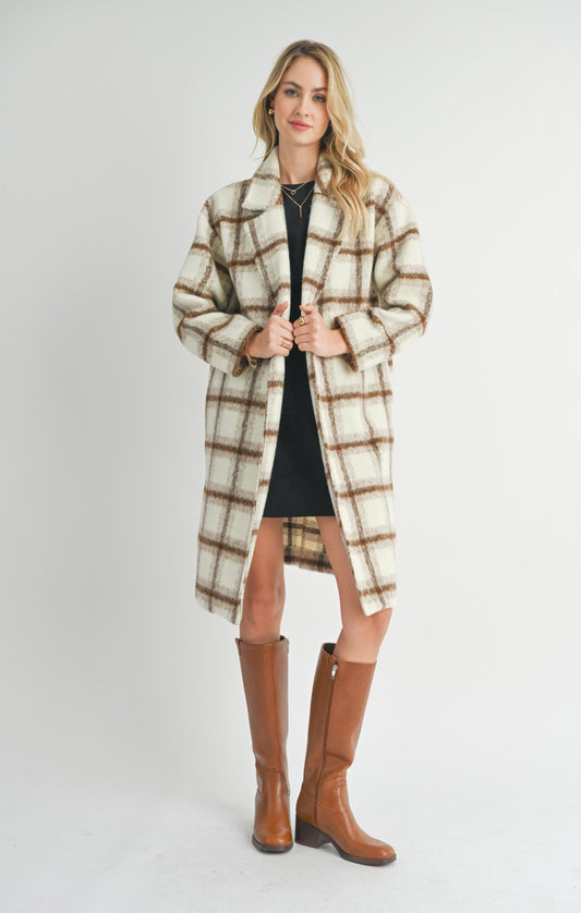Emily Long Open Front Coat - Straight & Arrow Boutique