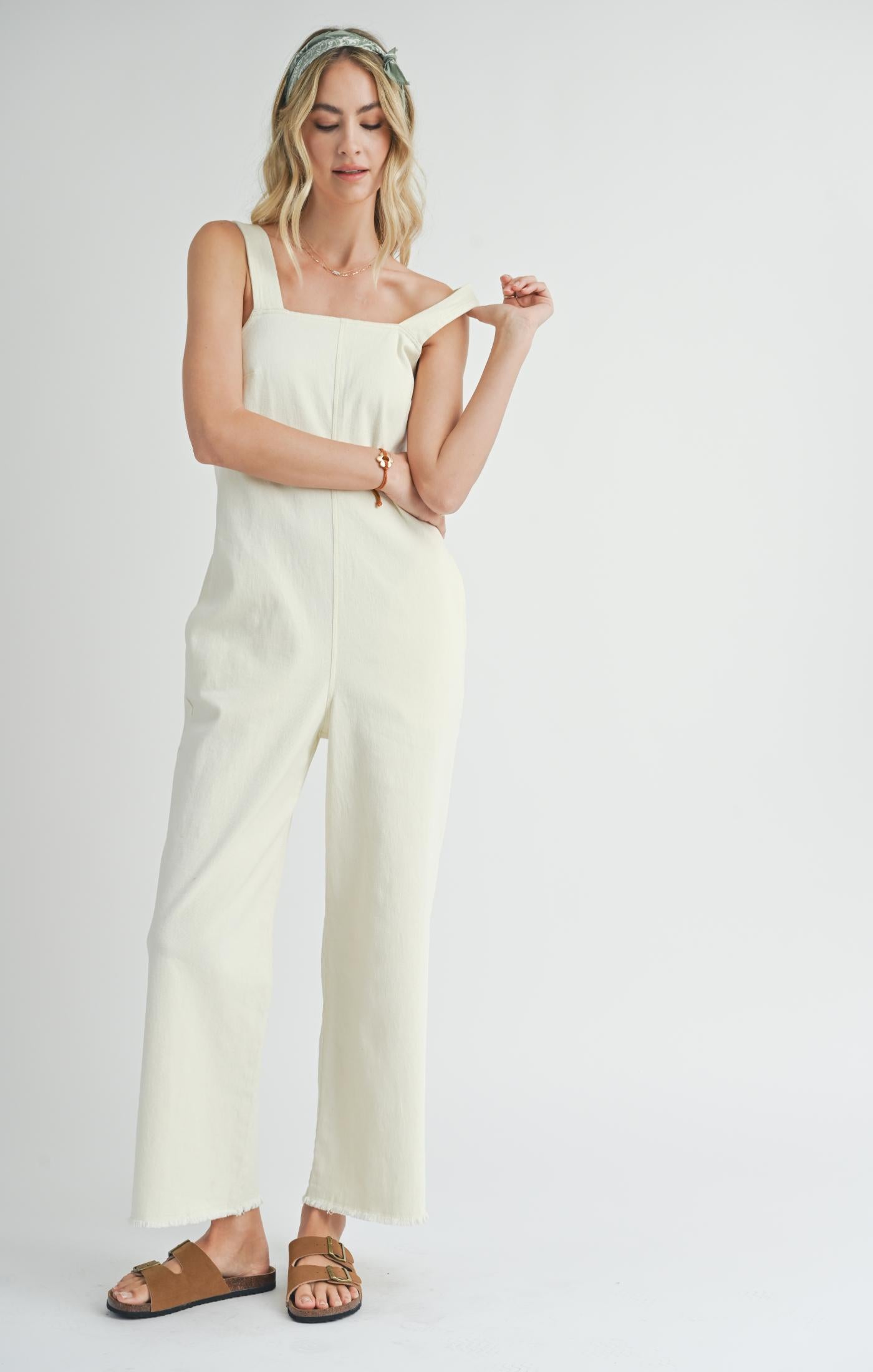 Avalon Denim Jumpsuit - Straight & Arrow Boutique