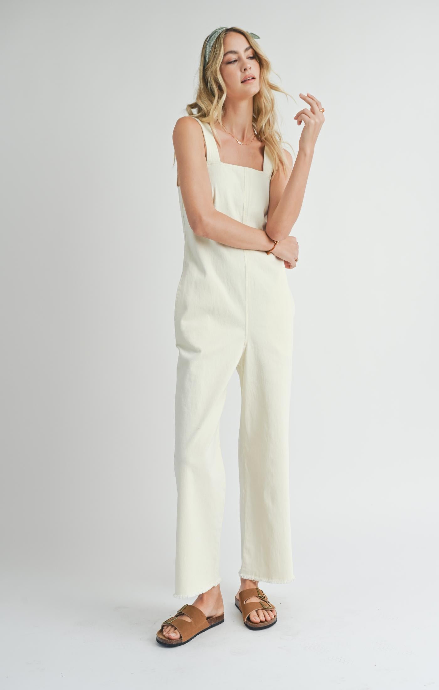 Avalon Denim Jumpsuit - Straight & Arrow Boutique