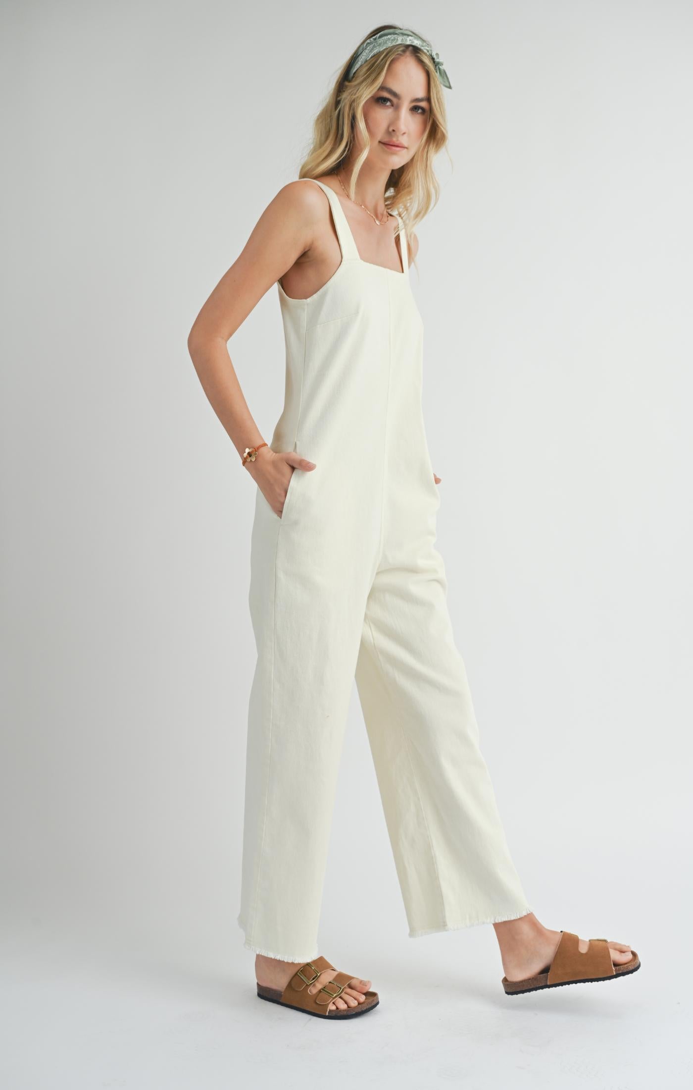 Avalon Denim Jumpsuit - Straight & Arrow Boutique
