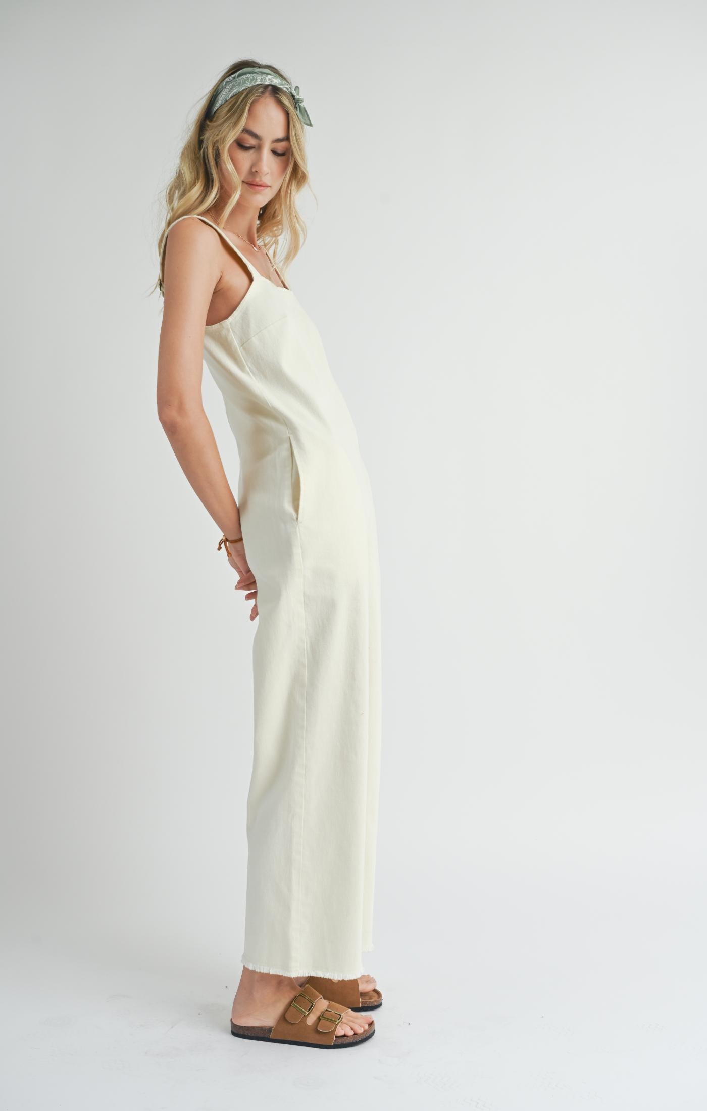 Avalon Denim Jumpsuit - Straight & Arrow Boutique