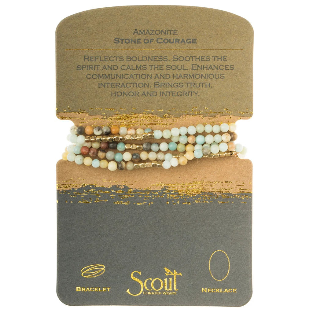 Scout Stone Wrap Bracelet/Necklace - Straight & Arrow Boutique