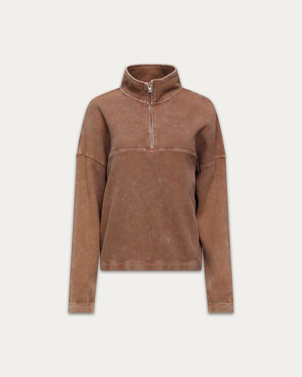 Bailey Waffle Half Zip Pullover