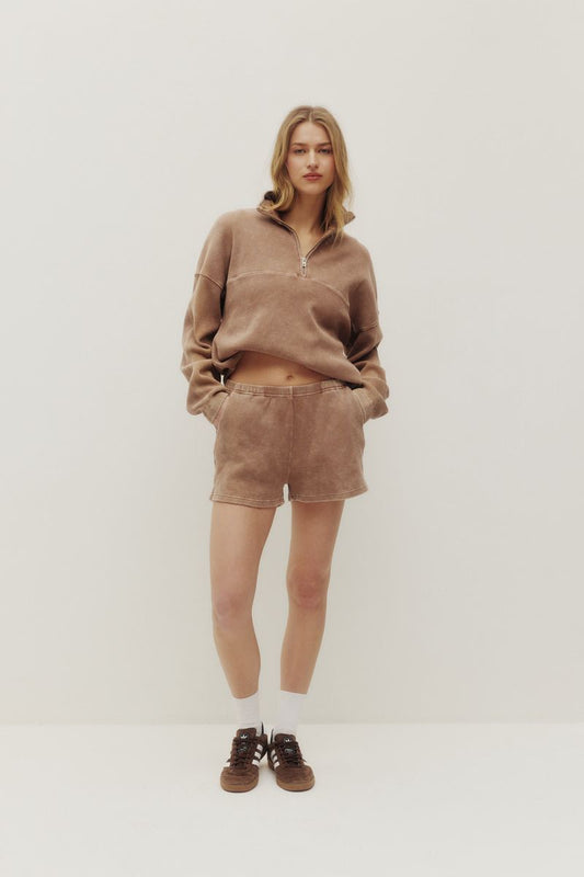 Bailey Waffle Half Zip Pullover