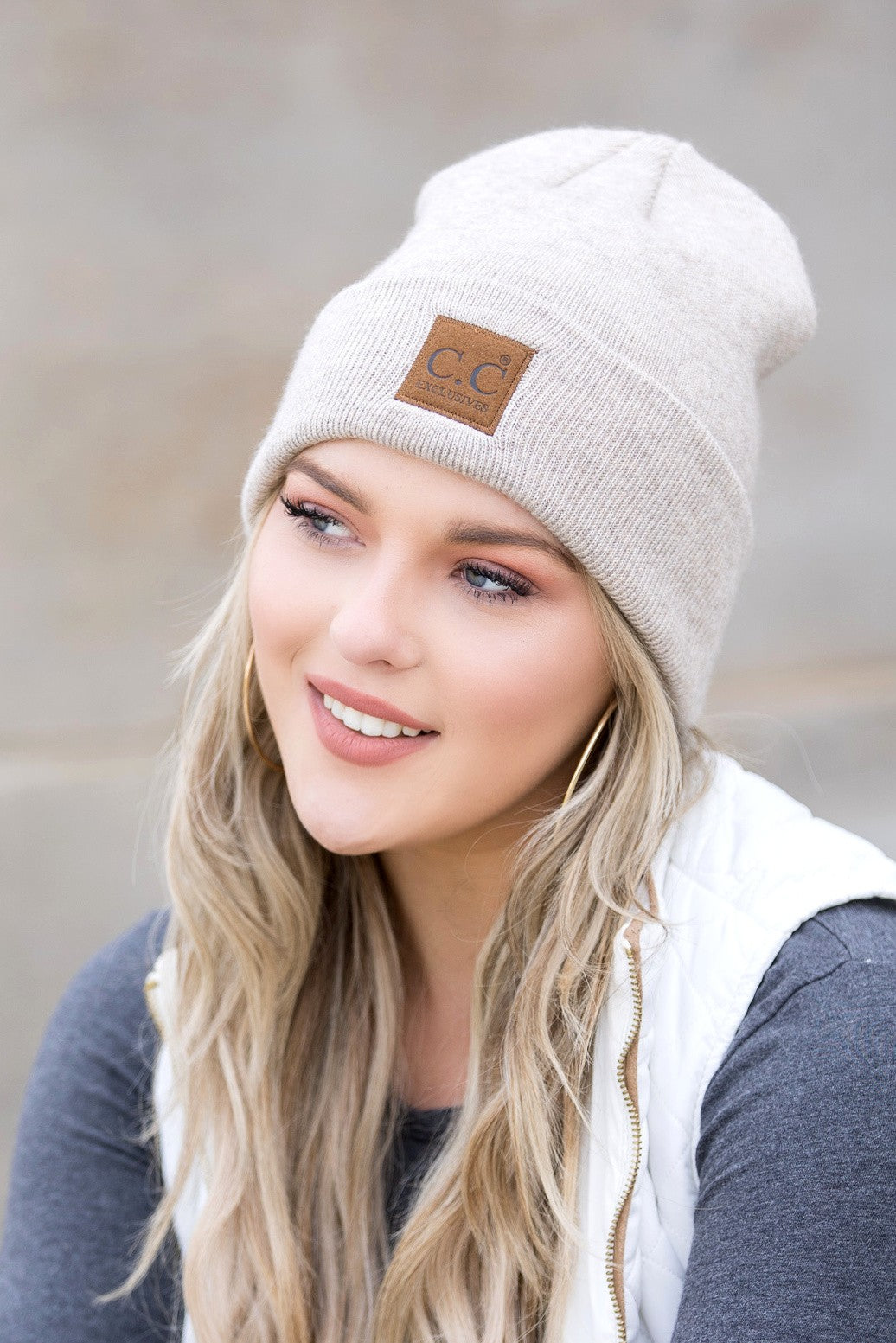 CC Heathered Boyfriend Beanie - Straight & Arrow Boutique