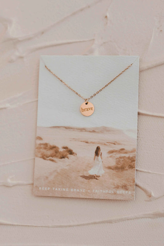 Brave Disc Necklace