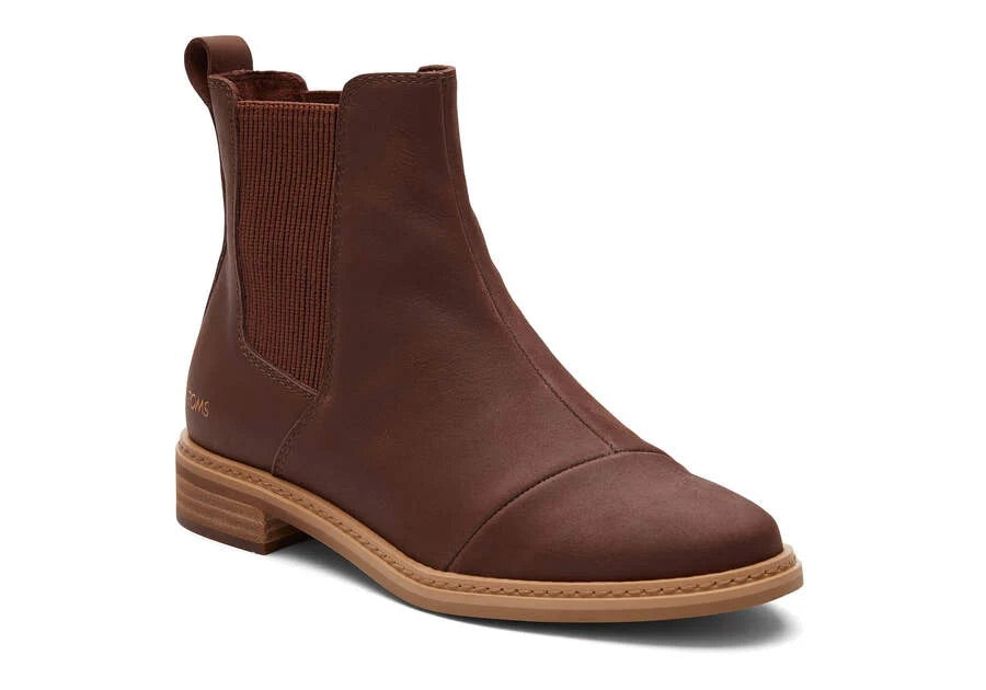 Charlie Chestnut Leather Boot - Straight & Arrow Boutique