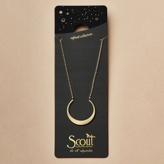 Scout Refined Necklace Collection - Crescent - Straight & Arrow Boutique