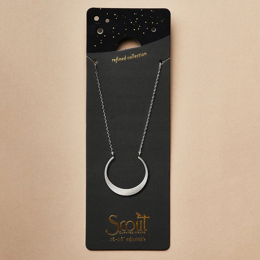 Scout Refined Necklace Collection - Crescent - Straight & Arrow Boutique