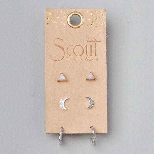 Ella Stud Trio - Silver - Straight & Arrow Boutique