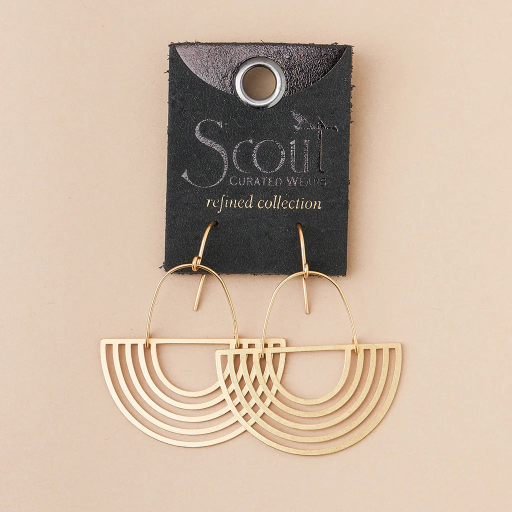 Refined Earring Collection - Solar Rays - Straight & Arrow Boutique