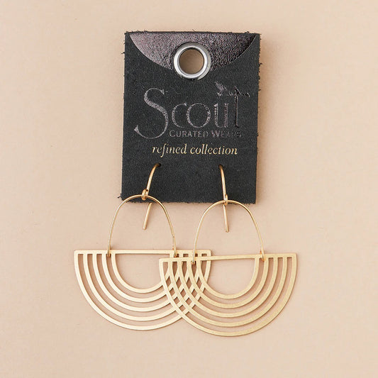 Refined Earring Collection - Solar Rays - Straight & Arrow Boutique