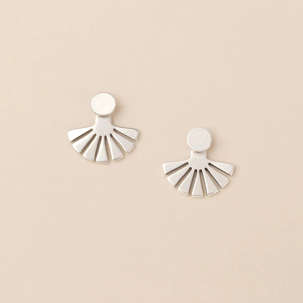 Refined Earring Collection - Sunburst Ear Jacket - Straight & Arrow Boutique