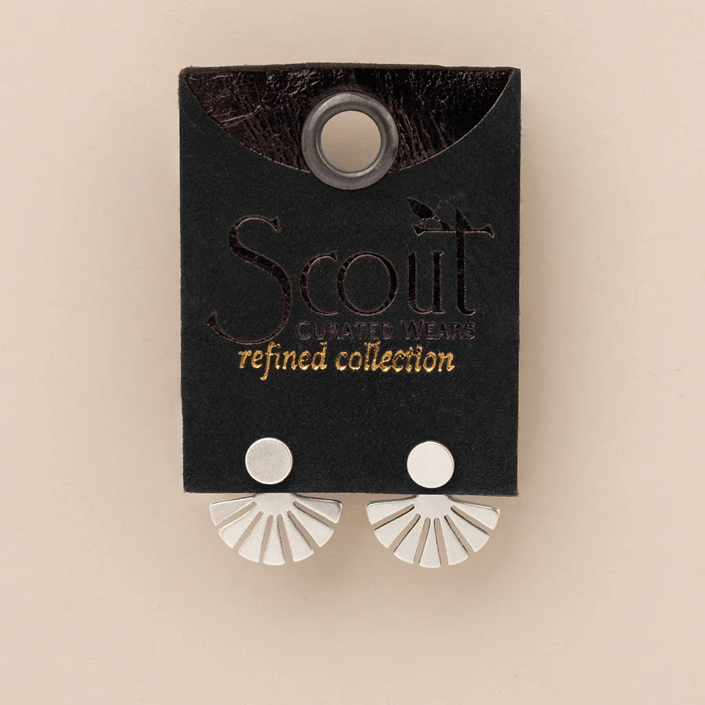 Refined Earring Collection - Sunburst Ear Jacket - Straight & Arrow Boutique