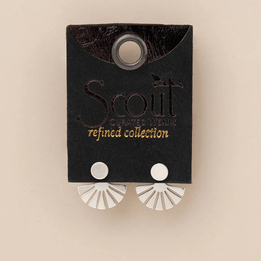 Refined Earring Collection - Sunburst Ear Jacket - Straight & Arrow Boutique