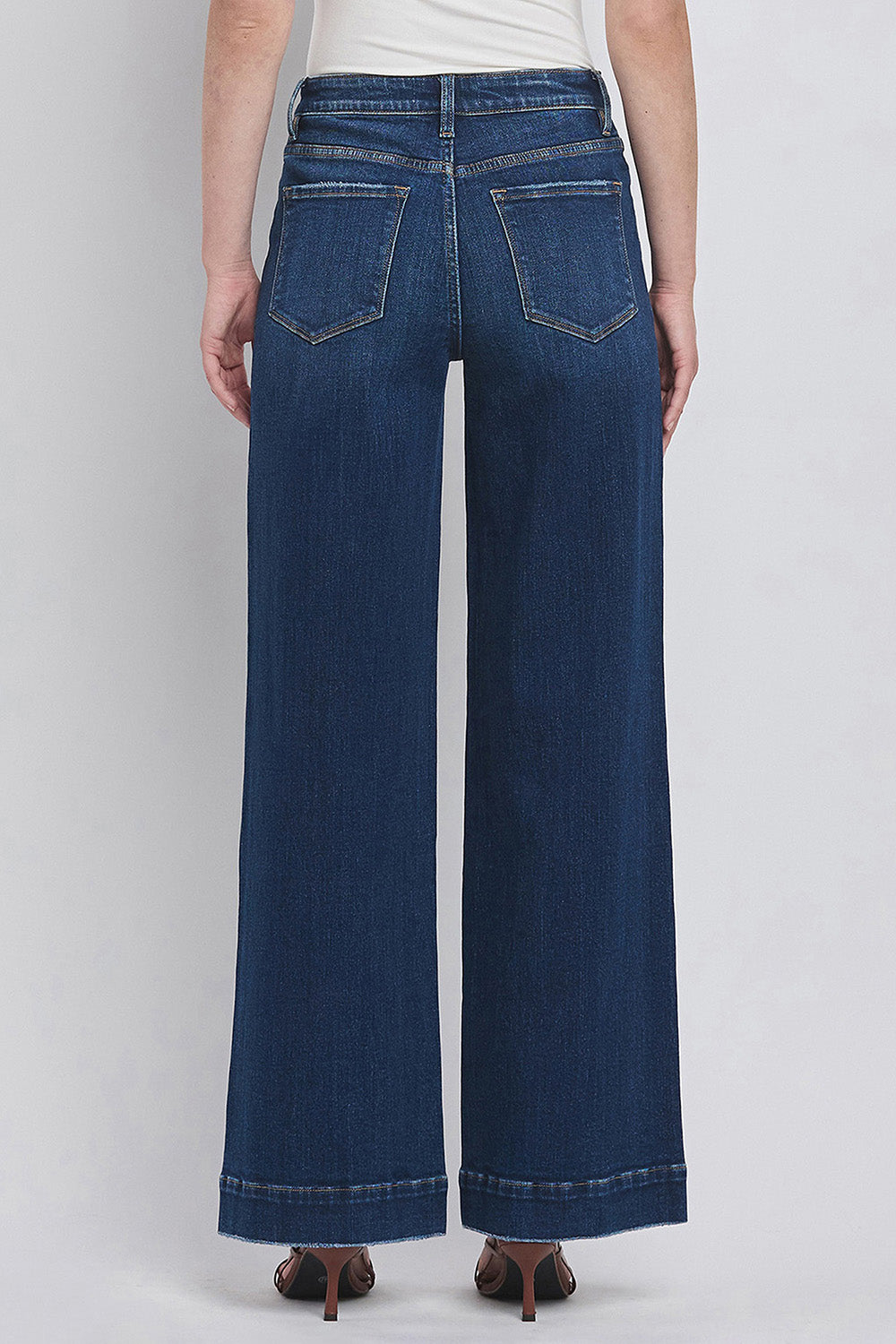 Jayce Wide Leg Trouser Jeans - Straight & Arrow Boutique