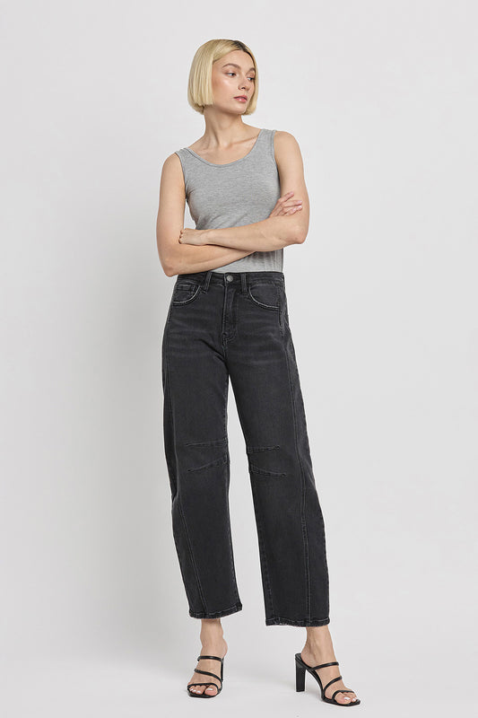 Hayes Barrel Leg Jeans - Straight & Arrow Boutique