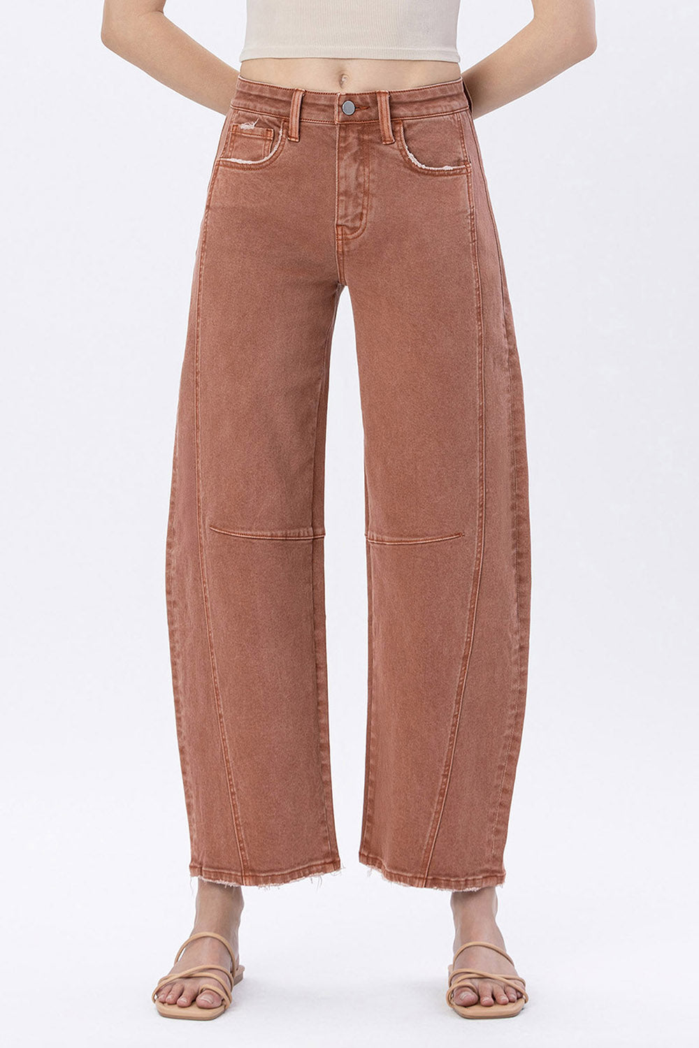 Delaney Twisted Barrel Jeans - Straight & Arrow Boutique