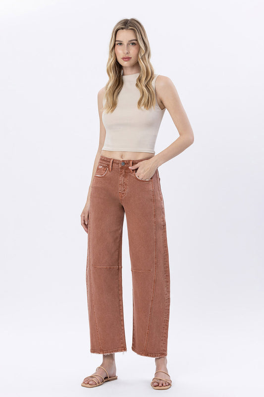 Delaney Twisted Barrel Jeans - Straight & Arrow Boutique
