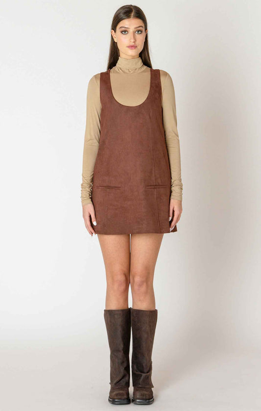 Rowen Faux Suede Mini Dress