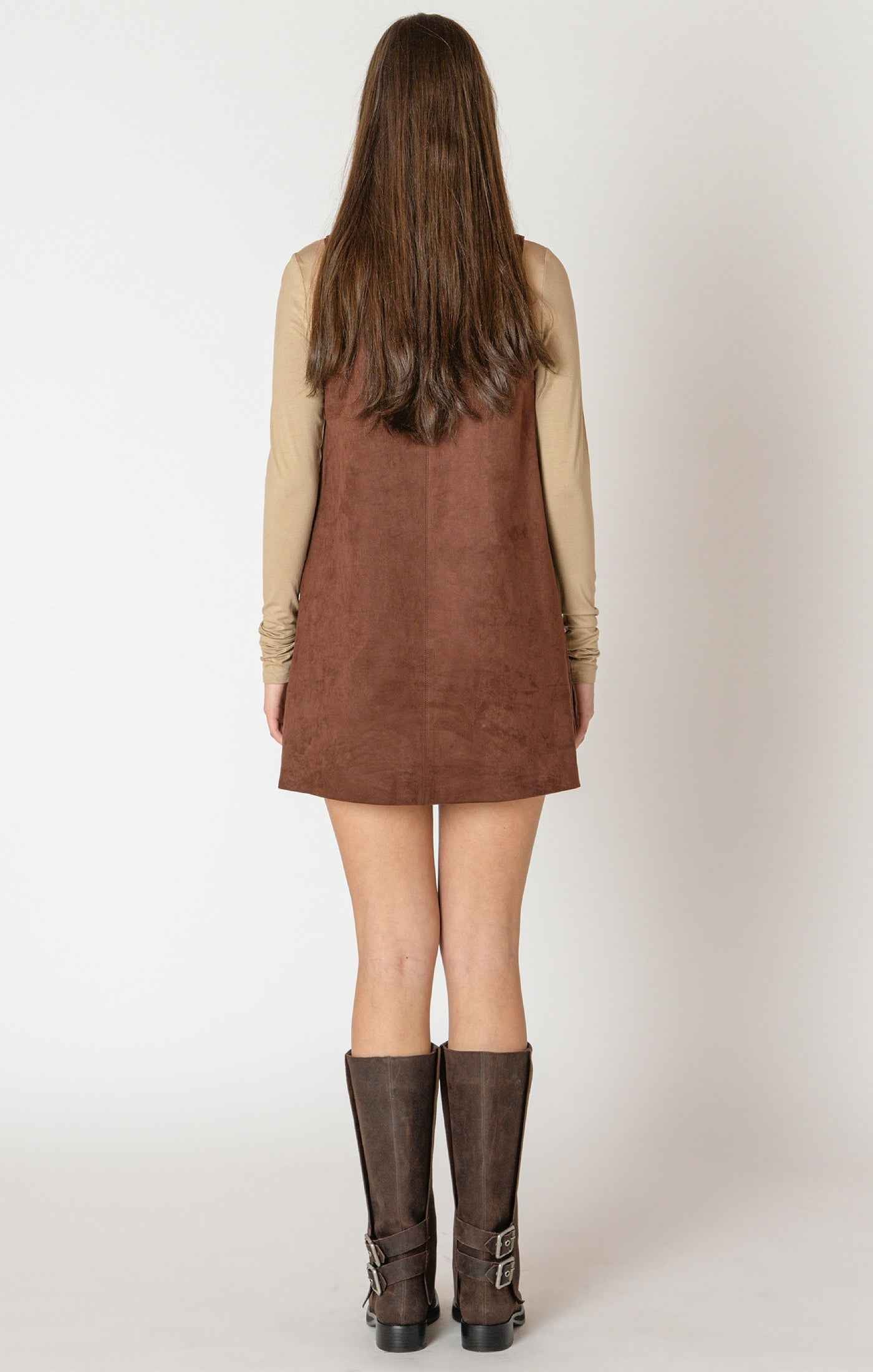 Rowen Faux Suede Mini Dress