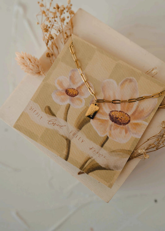 Fully Known Tag Necklace