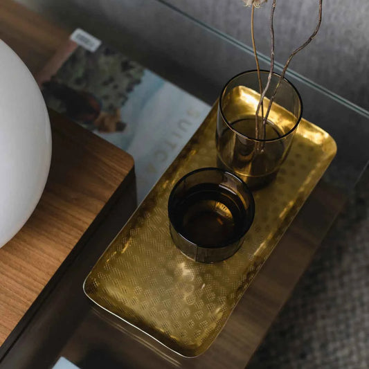 Rectangle Hammered Tray - HOME Collection