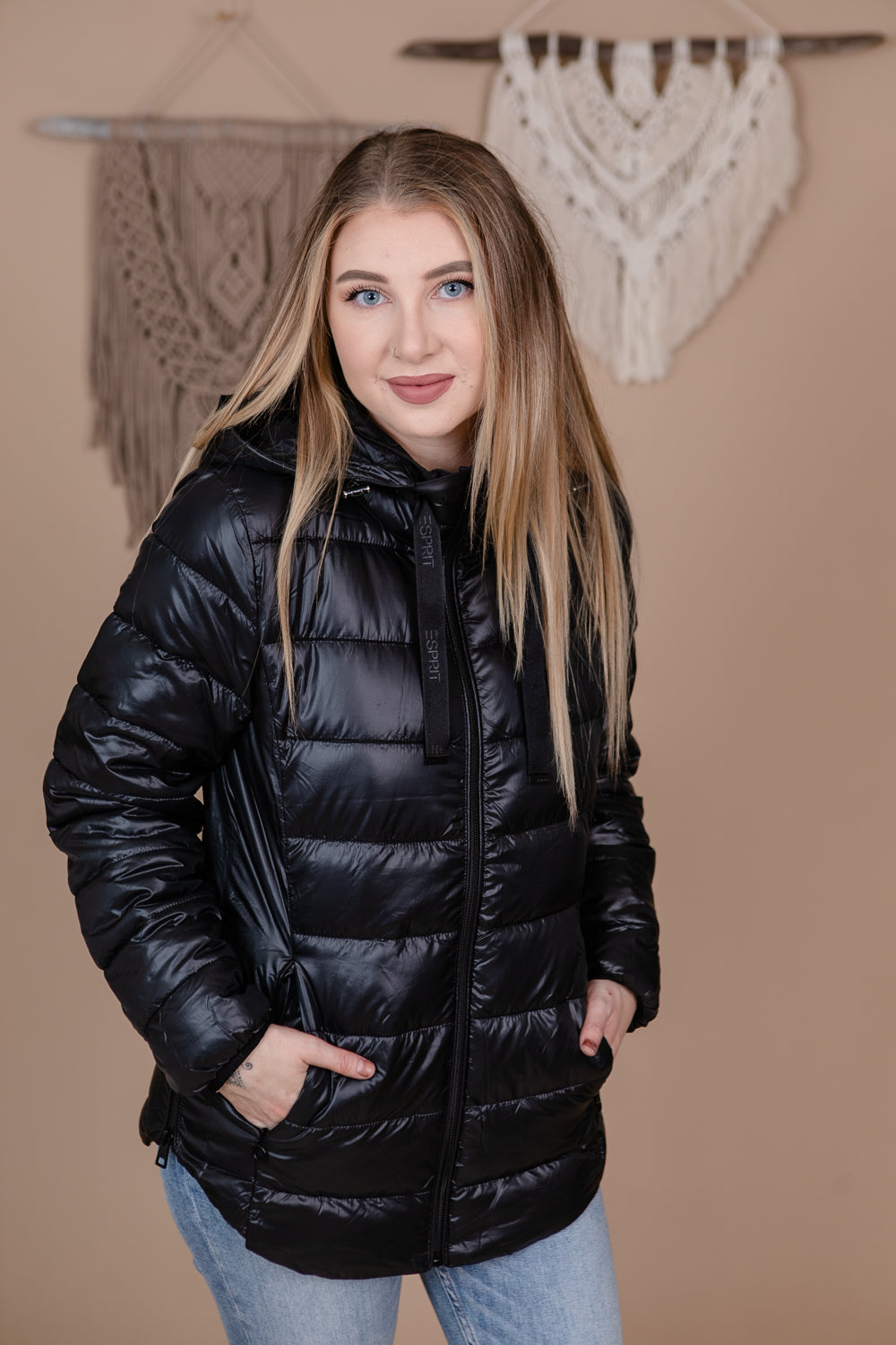 Hooded Puffer Jacket - Straight & Arrow Boutique
