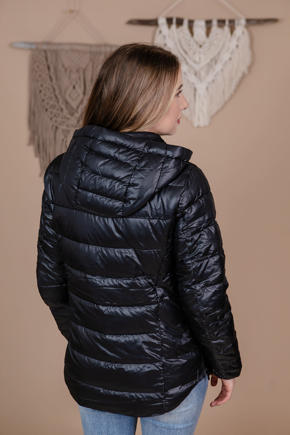 Hooded Puffer Jacket - Straight & Arrow Boutique
