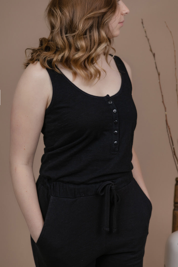 Rosha Sleeveless Jumpsuit - Straight & Arrow Boutique