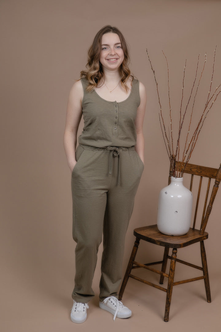 Rosha Sleeveless Jumpsuit - Straight & Arrow Boutique
