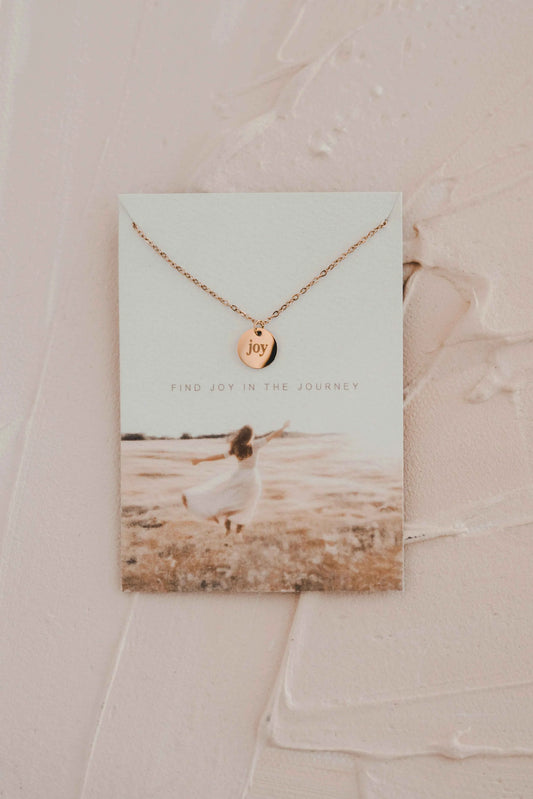 Joy Disc Necklace