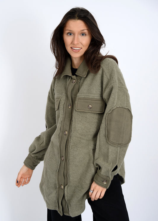 Lexie Oversized Shacket - Straight & Arrow Boutique