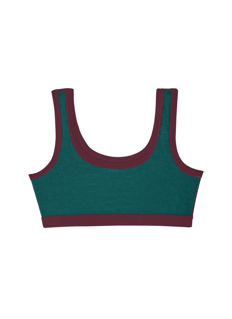 Sporty Bralette Mineral Tops by Huha - Straight & Arrow Boutique
