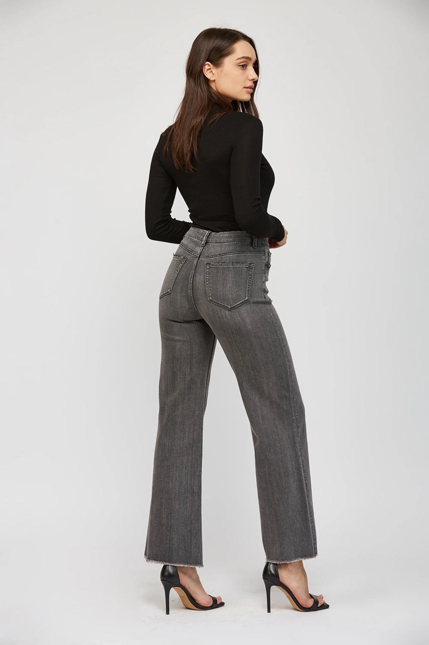 Elsie Wide Leg Denim - Straight & Arrow Boutique