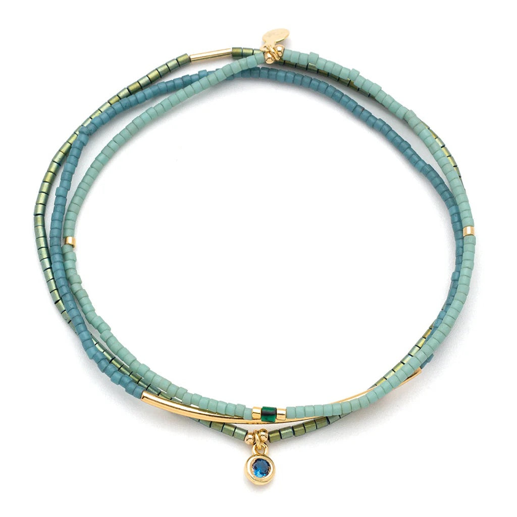 Tonal Chromacolour Miyuki Bracelet Trio - Straight & Arrow Boutique