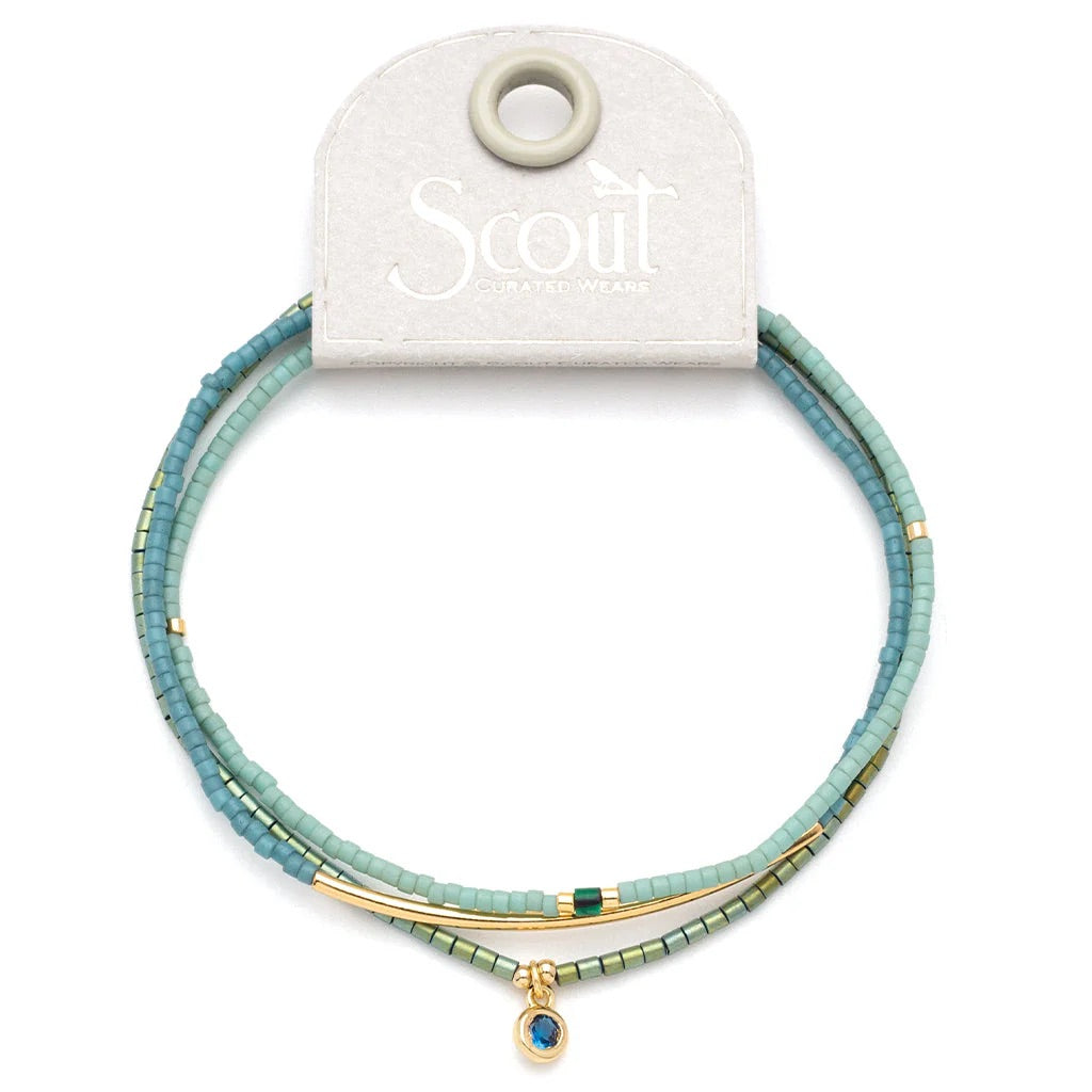 Tonal Chromacolour Miyuki Bracelet Trio - Straight & Arrow Boutique