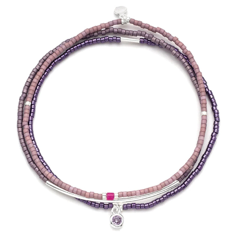 Tonal Chromacolour Miyuki Bracelet Trio - Straight & Arrow Boutique