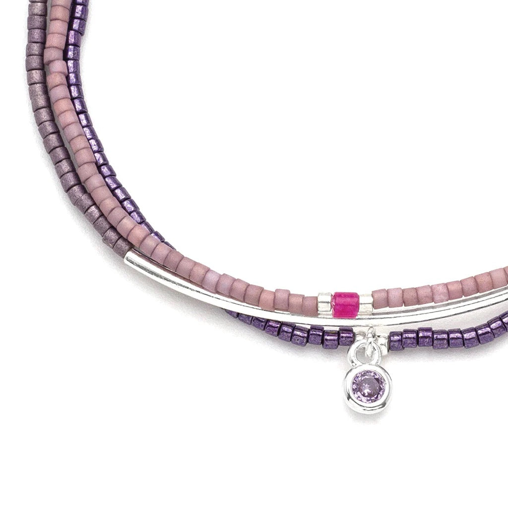 Tonal Chromacolour Miyuki Bracelet Trio - Straight & Arrow Boutique