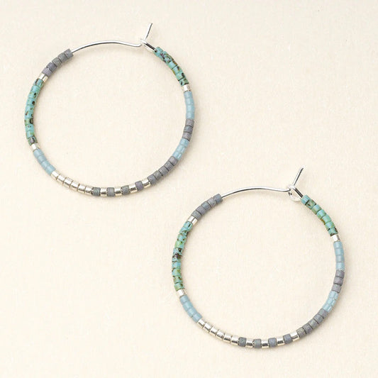Chromacolor Miyuki Small Hoop Earring - Straight & Arrow Boutique
