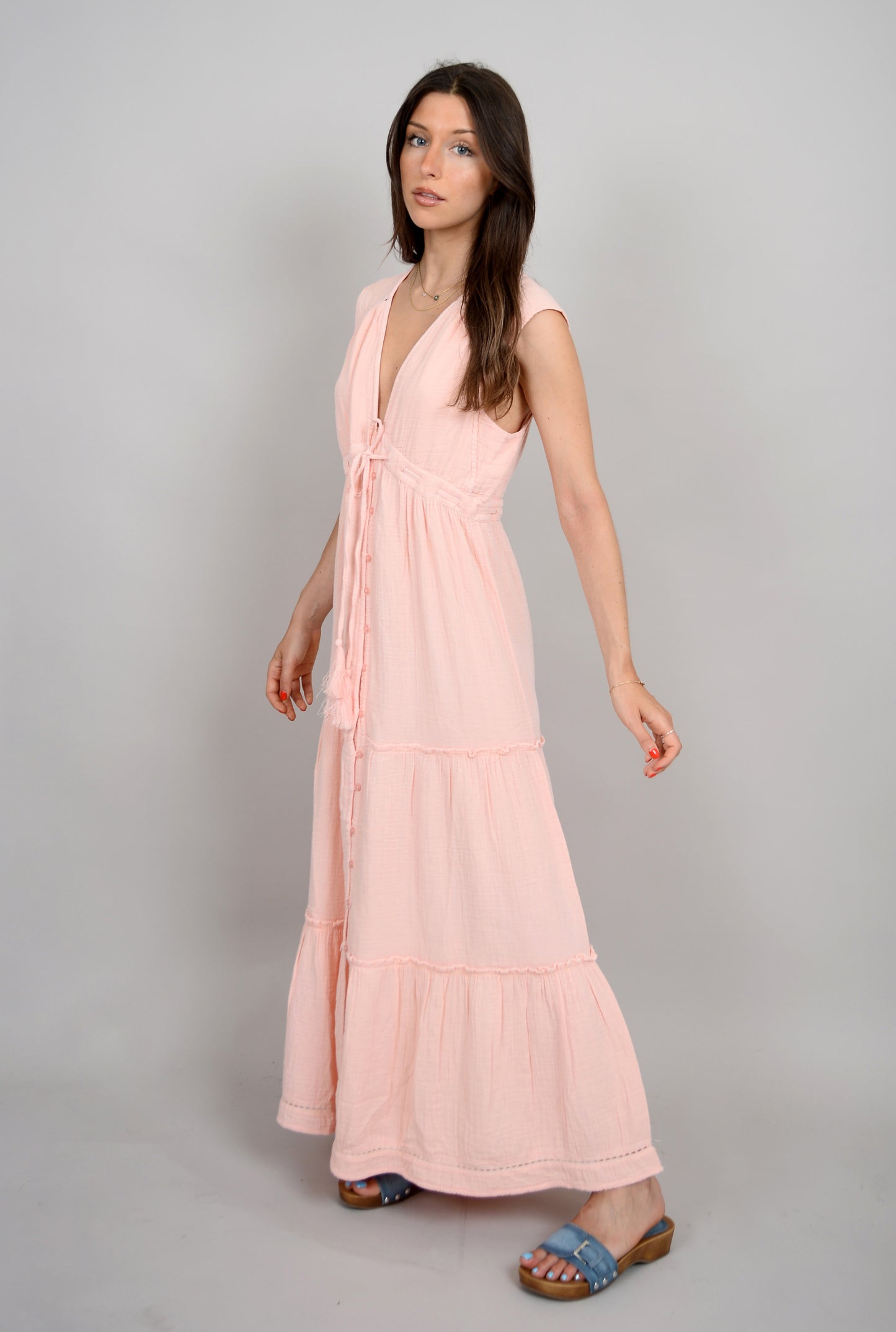 MacBeth Boho Tiered Dress