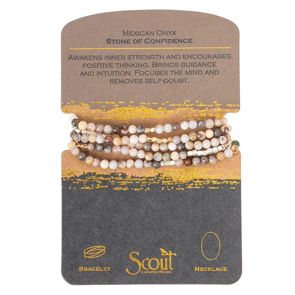 Scout Stone Wrap Bracelet/Necklace - Straight & Arrow Boutique